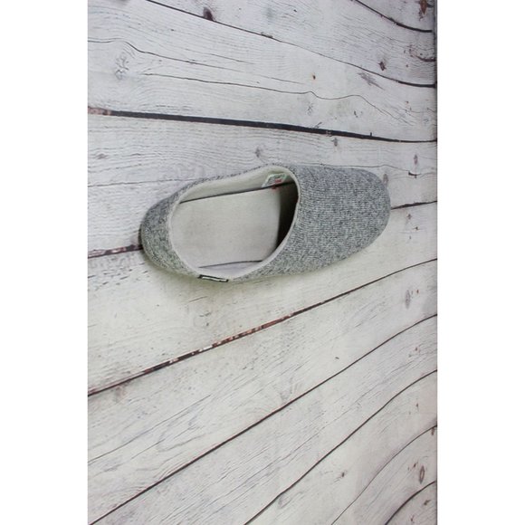 LL Bean Gray Scuff Slip On Sweater Fleece Lined Slippers Size 8 M - Picture 6 of 9